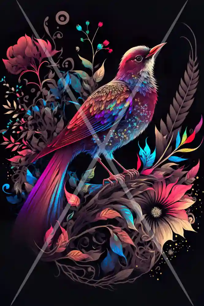 fantasy-pink-bird-on-flowers-luksusowa-tapeta-drukuje-plakat-ai-ilustracji.jpg