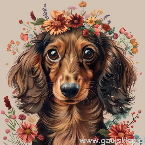 ggaul_dachshund_lomg_hair_with_flowers_realistic_illustration_4e07a828-c68f-4ac3-a3bd-7a5bc10af8bb.png